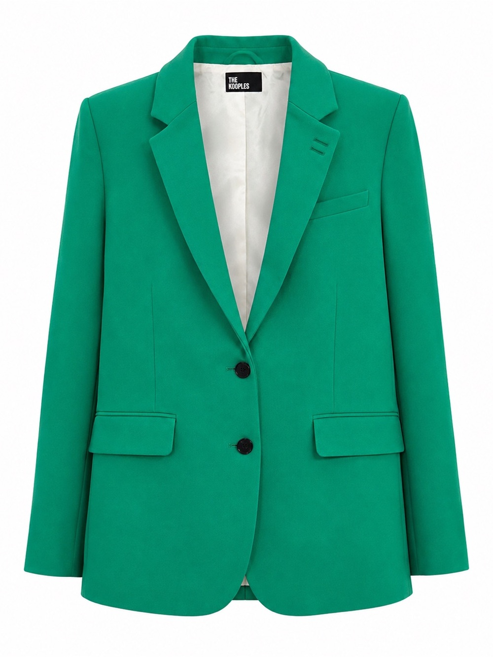 NWT ~ The KOOPLES Vibrant Green Crepe Suit Blazer ~ Size 6 | MSRP $395 - Picture 2 of 4